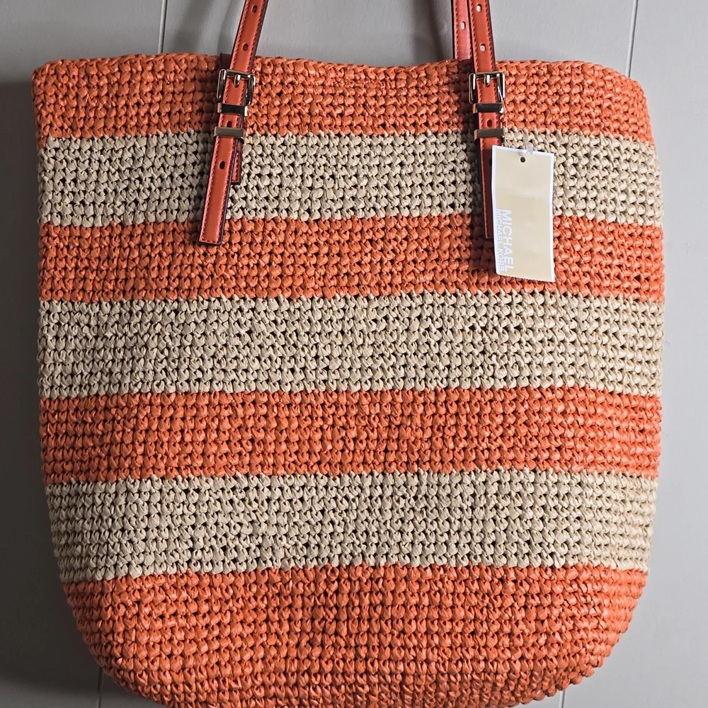 MICHEAL Micheal Kors Quinn Large North South Tote Bag Nwt - Picture 12 of 16